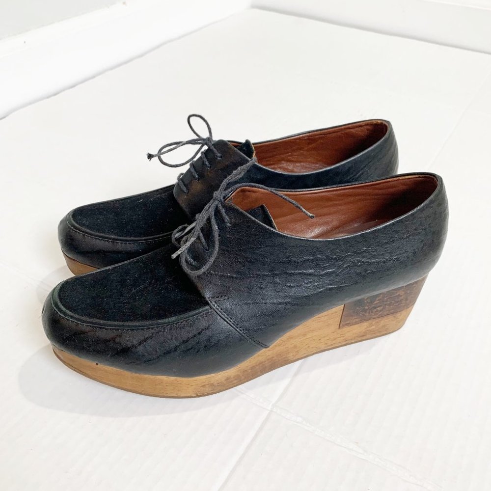 Rachel Comey Black Platform Shoes
